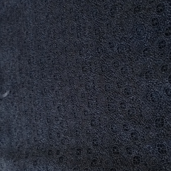 Max Studio Black Lace Crochet Style Rayon Silk Skirt Elastic Drawstring Waist XS - Picture 8 of 16